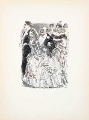 Рудаков Константин Иванович. Три иллюстрации к роману Ги де Мопассана «Милый друг»